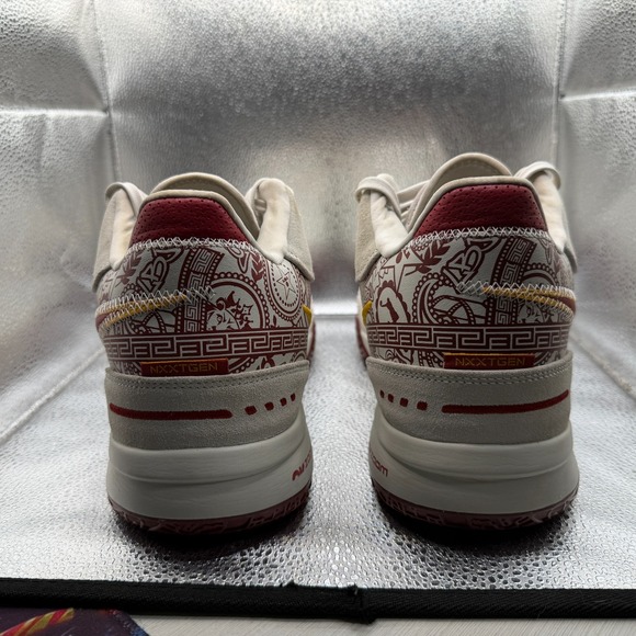 Size 14 Nike Zoom Lebron NXXT Gen‎ AMPD Cavaliers Bone Mens Sneaker FZ7890-001 main image 4